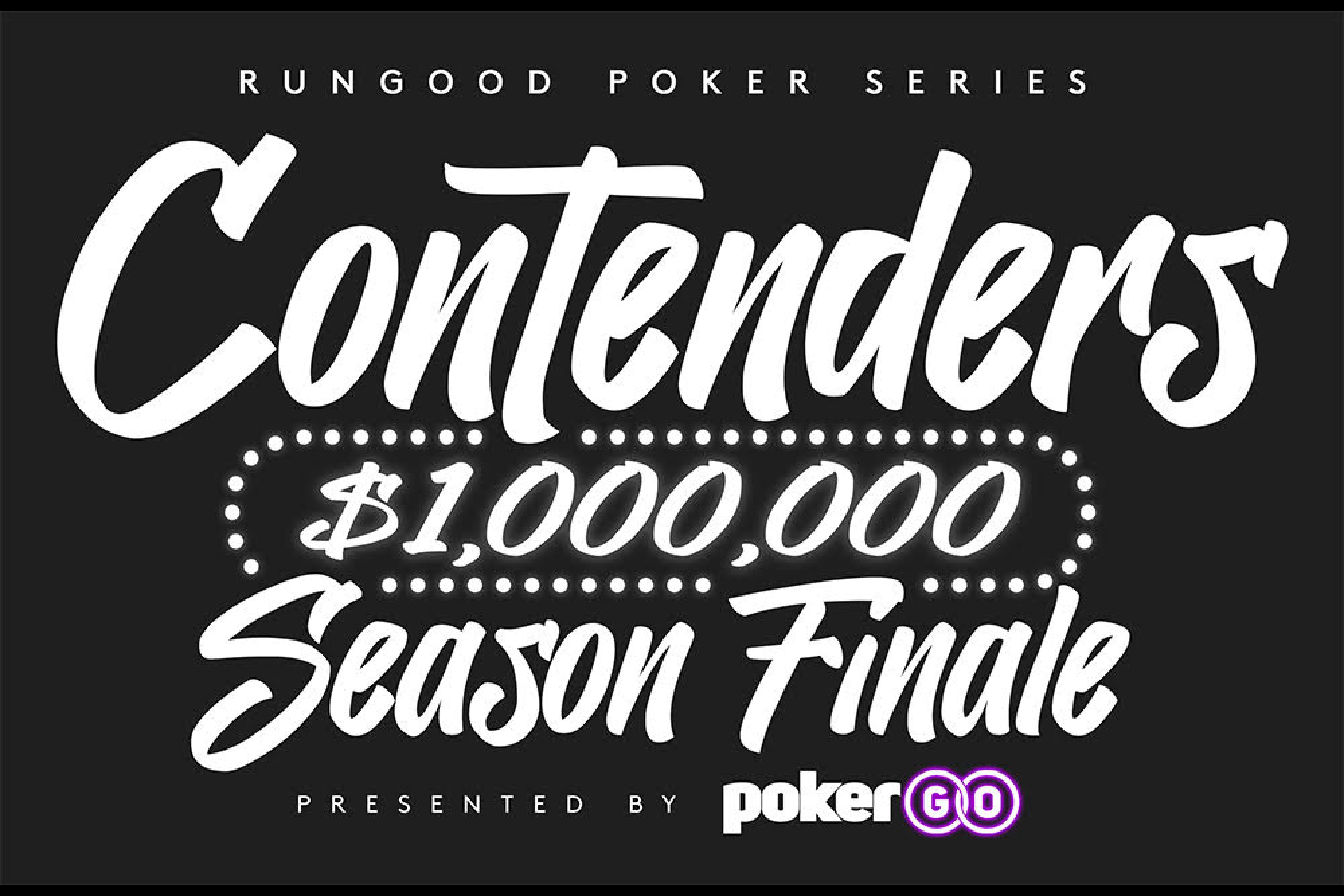 RunGood Poker Series 1,000,000 GTD Season Finale at Thunder Valley Ca