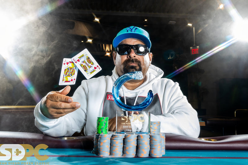 Ediberto Pilotin wins SDPC $200 Double Green Chip Bounty Trophy Event ($2,723)