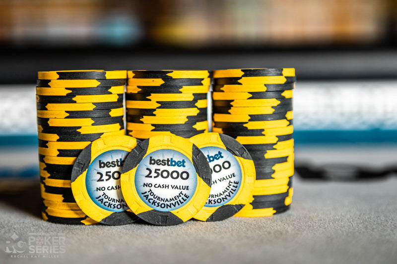 $100,000 GTD Opener at bestbet Jacksonville FLT A & B Chip Counts