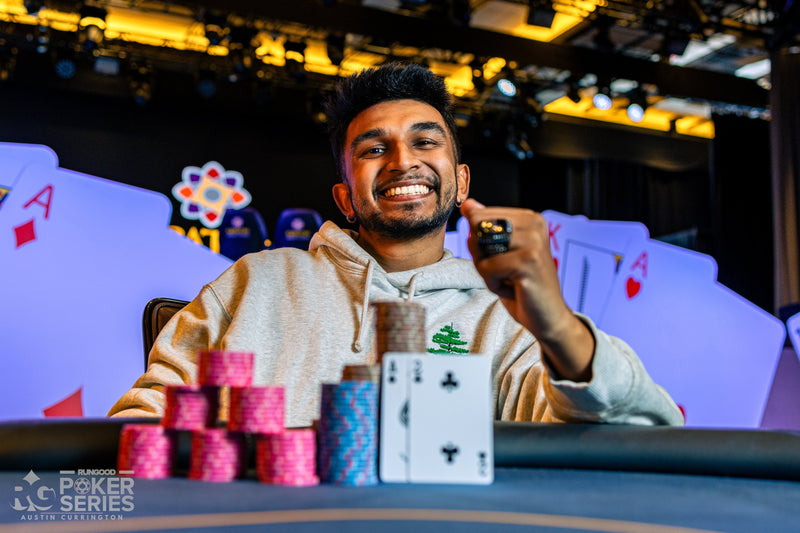 Ajit Selvakumaran wins Event #4: $360 Big Stack Ring Event ($12,620)
