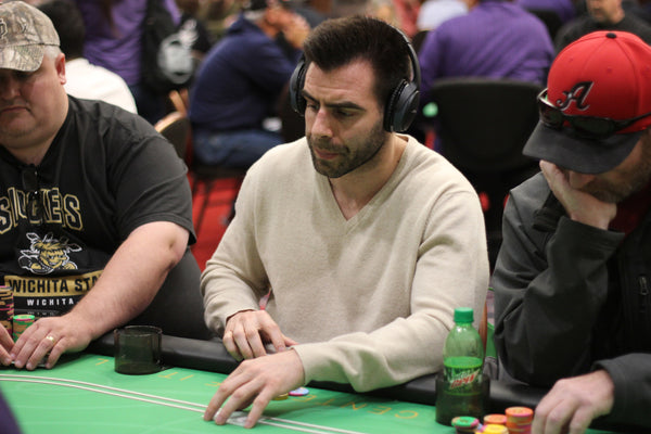 Olivier Busquet holds Day 1 chip lead, 74 players return for Day 2