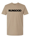 RUNGOOD Classic Tee Tan and Black