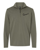 RunGood Script Quarter Zip - Pine