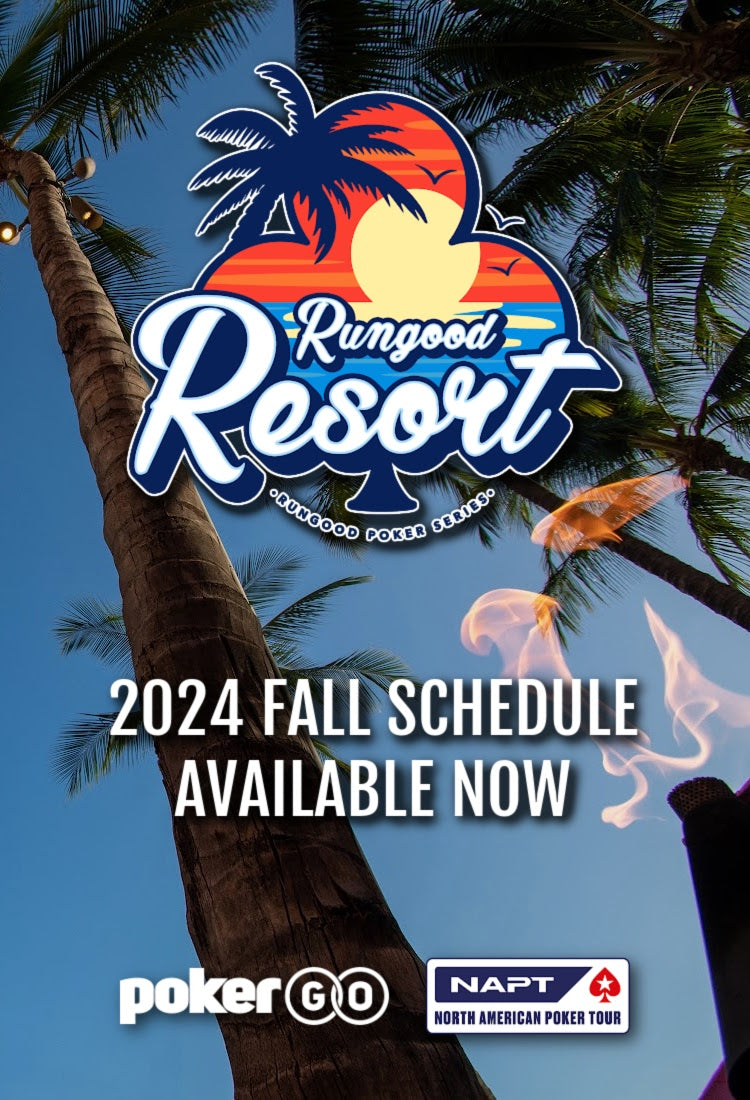 Home of the RunGood Poker Series and RunGoodGear Clothing.