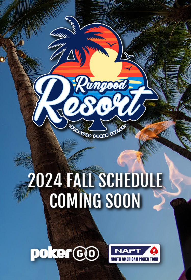 Home of the RunGood Poker Series and RunGoodGear Clothing.