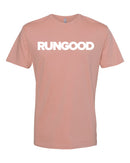 RUNGOOD Classic Tee Pink and White