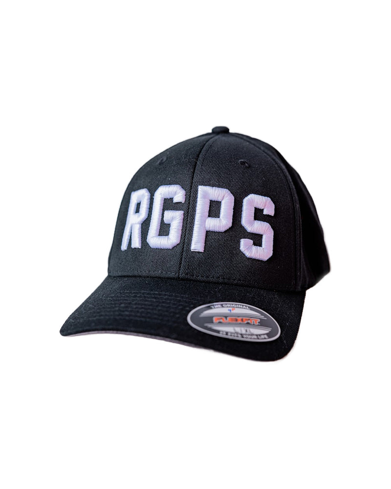RGPS Flex-Fit Hats - Black and White