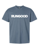 RUNGOOD Classic Tee - Blue Jean/White