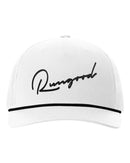 RUNGOOD Signature Trucker Rope Hat - White