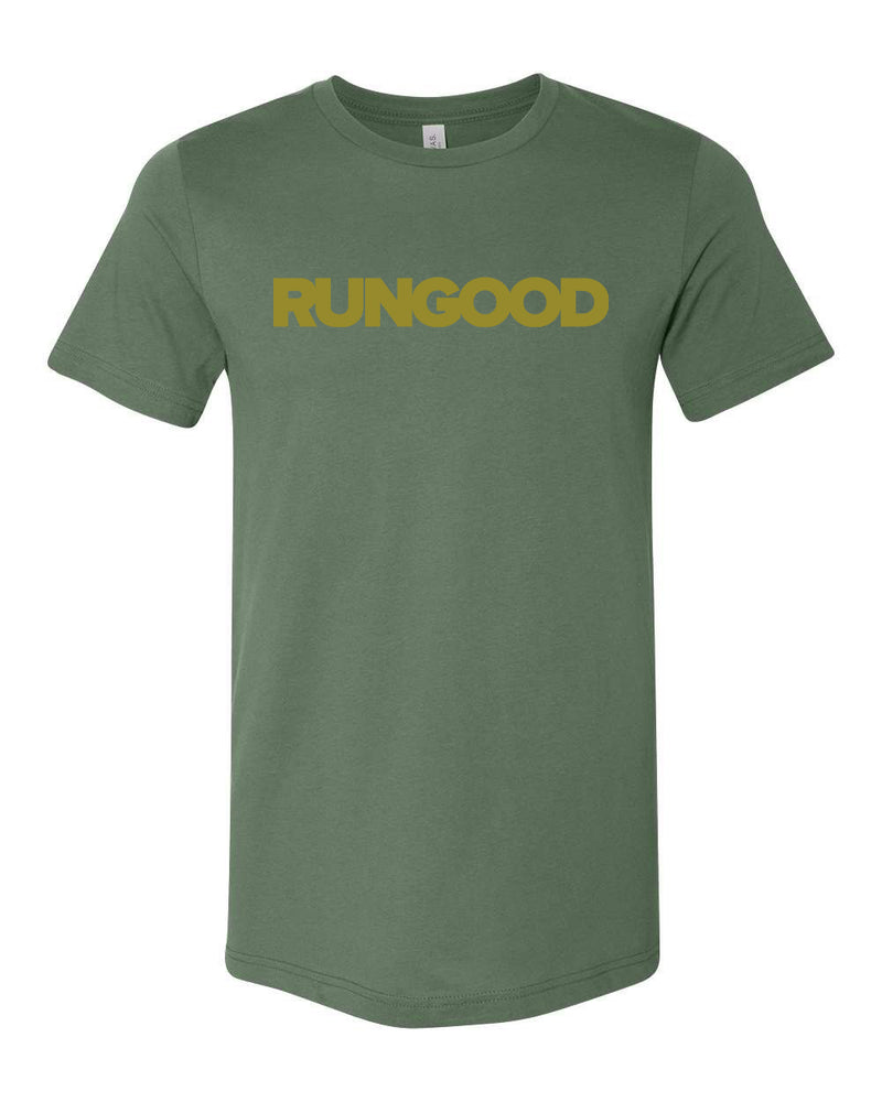 RUNGOOD Classic Light Forest Green and Liquid Gold