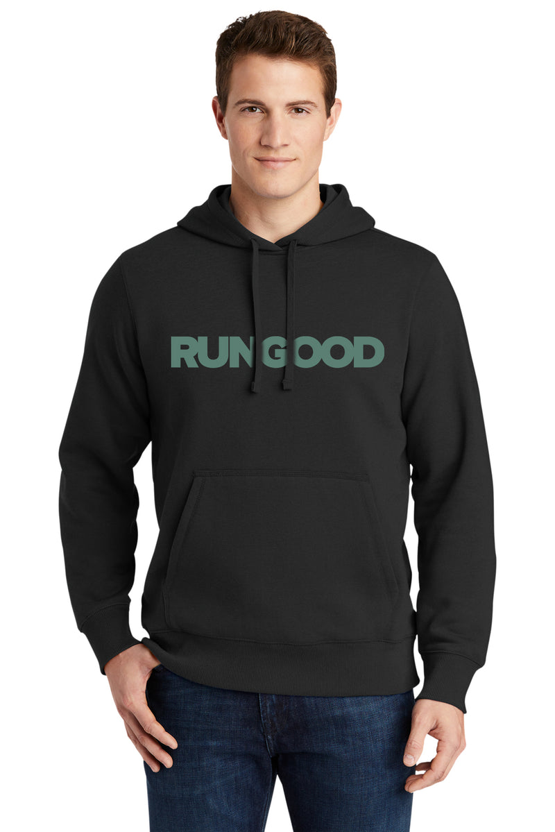 RUNGOOD Classic Hoodie - Black and Teal